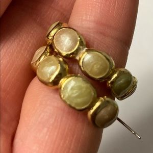 Well made post/hoop vintage earrings